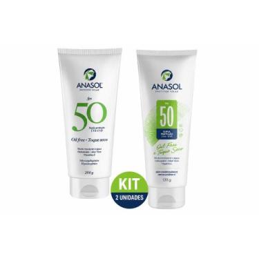 Imagem de Kit Protetor Solar Fps 50 200g + 120g  Anasol