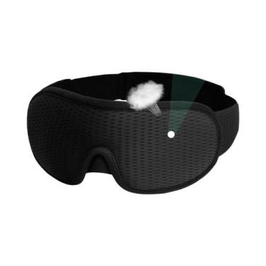 Imagem de Máscara De Olhos 3D Unissex Macia E Confortável, Respirável, Para Dorm
