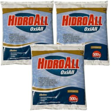 Imagem de 3 Oxiall Oxidante Tratamento Semanal Piscina Spa 500 HidroalL