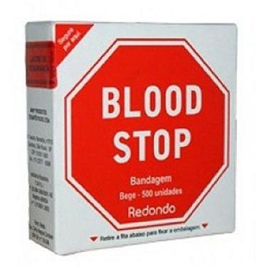 Imagem de Curativo Blood Stop Redondo C/500un  Bege Amd Produtos Terapeutica - A