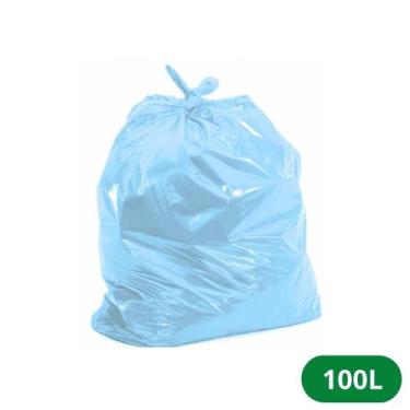 Imagem de Saco de Lixo 100 Litros Com Reforço Azul - 5kg - Marqplas