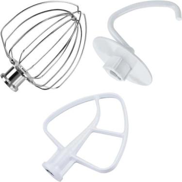 Imagem de Kit De Acessórios De 3 Peças Para Batedeira KitchenAid 4.5 Quartos: Ba
