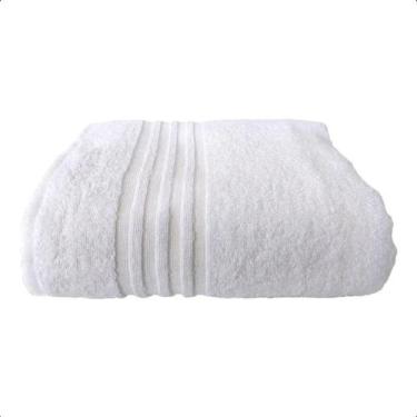 Imagem de Kit 2 Toalhas de Rosto Lufamar Imperial 50x80 Branca Hotel Luxo Cor:Br
