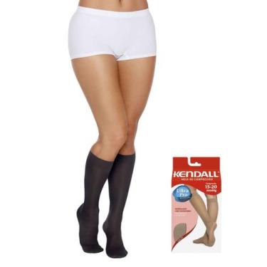 Imagem de Meia 3/4 Compressão Kendall 1671 Feminina 15-20 MMHG Com Ponteira T. P