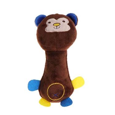 Imagem de Brinquedo Bichinhos happy De Pelúcia Pet Para Cães E Gatos Macaco