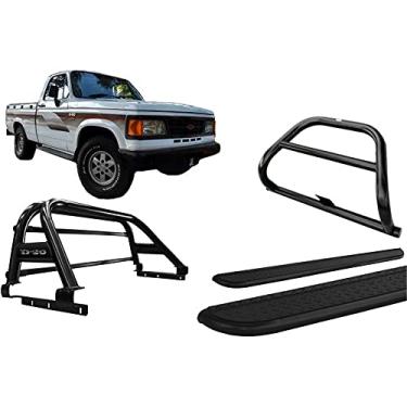 Imagem de Kit quebra mato+Estribo CH+Sant Antonio Duplo D20/D-20 Preto