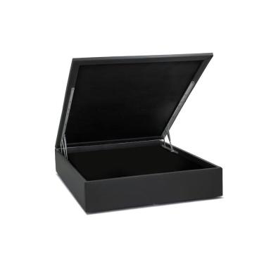 Imagem de Base Baú Physical Corino Cinza Casal (138x188x39) - Ortobom
