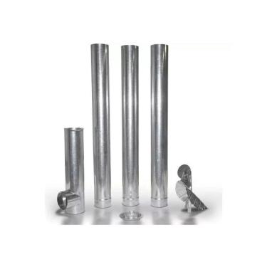 Imagem de Kit Chaminé para  Fogão a Lenha com 6 Peças