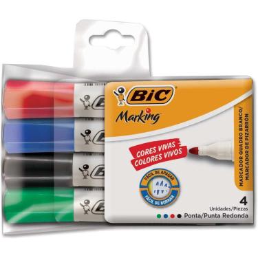 Imagem de Pincel Quadro Branco Marking Com 04 Cores