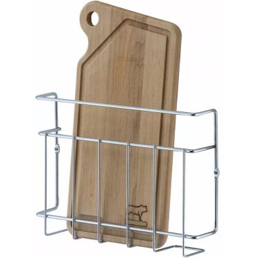 Imagem de Suporte Organizador Porta Tábuas De Corte Armário Cozinha