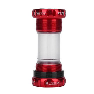 Imagem de rosca do suporte inferior Rolamentos integrados do pedivela Adequado para o suporte do suporte inferior é 68-73mm(Red), Roda de corrente de bicicleta de montanha,