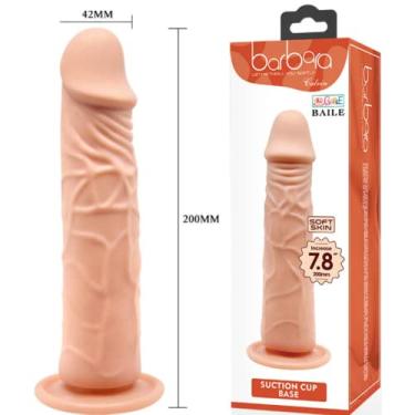 Imagem de Pênis Realístico com Ventosa, Veias e Glande Calvin - BARBARA