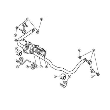 Imagem de Mopar 5211 3085AB, Suspension Stabilizer Bar Bushing