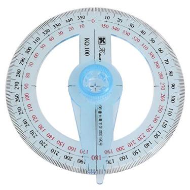 Imagem de Longdex Transferidor de braço oscilante de plástico 10 cm 360 graus com braço oscilante