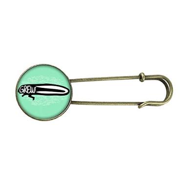 Imagem de Broche de metal retrô natural com contorno de inseto preto