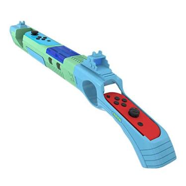 Imagem de Arma somatossensorial de alça pequena para N-switch, acessórios para jogos de metralhadora de jogo, acessórios para gamepad N-switch (floresta)