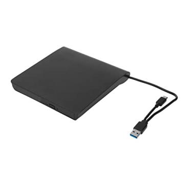 Imagem de Unidade de DVD Externa, até 5 Gbps de Alta Velocidade USB 2.0 USB 3.0 CD ROM Gabinete de Unidade óptica para Unidade de DVD RW SATA de 12,7 Mm e 9,5 Mm, Suporta Suspensão Com Economia de Energia