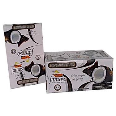 Imagem de Kit c 2 Barrinha de Coco C Chocolate Meio Amargo S Adição de Açúcar 1 Cx