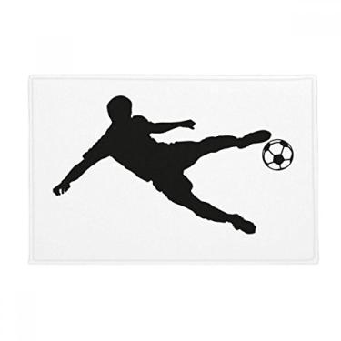 Imagem de DIYthinker Tapete de futebol americano antiderrapante para porta de banheiro