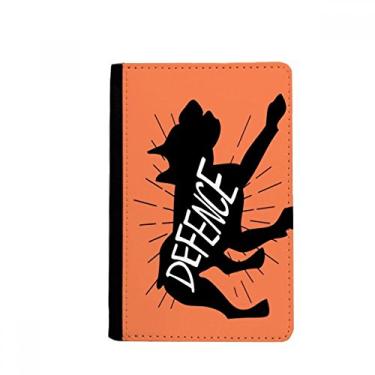 Imagem de Porta-passaporte natural com desenho de burro preto e porta-cartões Notecase Burse