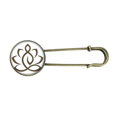 Imagem de Broche de metal retrô com broche de metal e alfândegas da Culture Religion