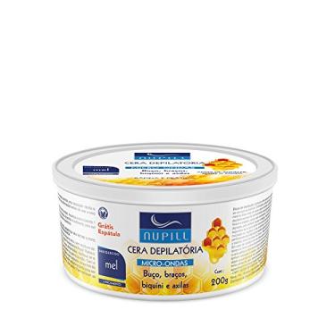 Imagem de Nupill Cera Depilatória Micro-Ondas Mel 200G Branco