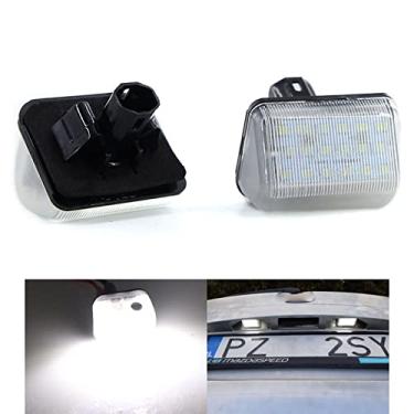 Imagem de MALOOS 2pcs branco LED luzes da placa de matrícula lâmpada da placa Para Mazda CX-7 CX7 2007 2008 2009 2010 2012 CX-5 CX5 2013 2014