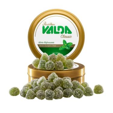 Imagem de Pastilhas Valda Classic com Eucaliptol, Mentol e Timol – Sabor Mentol e Eucaliptol Kit com 10 Latas de 50g