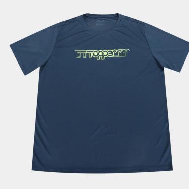 Imagem de Camiseta Topper Stamp Logo II Plus Size Masculina Tam. Especial