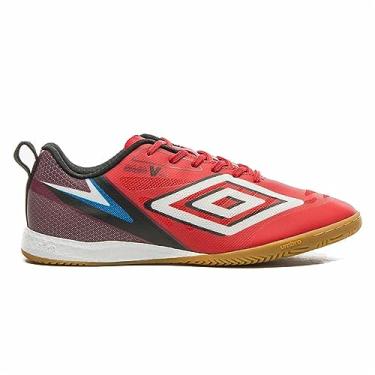 Imagem de Chuteira Futsal Umbro Sala Bump Pro-v Vermelha, Cor: Vermelho, Tamanho: 41