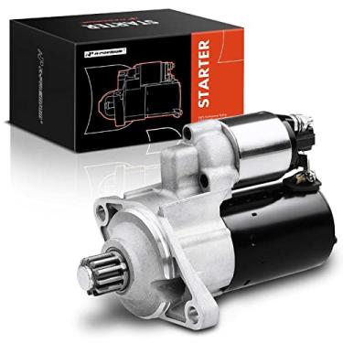 Imagem de A-Premium Motor de arranque compatível com Audi A3 15-16, A3 Quattro 15-17, S3 15-17, TT/TTS Quattro e Volkswagen Beetle, CC, Eos, GTI, Jetta, Passat e mais, 12V 1.1KW 11 dentes CCW, substituição # 02E-911-023S