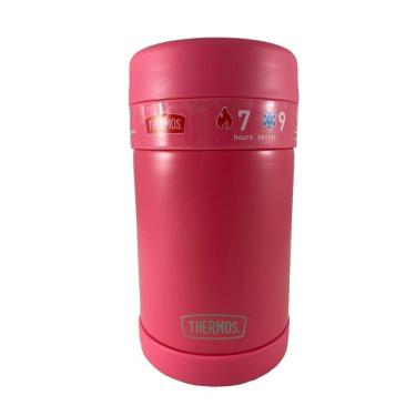 Imagem de Pote Térmico Marmita Thermos Comida Andes Coral Colher 470Ml