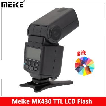 Imagem de Meike-MK430 TTL LCD Flash Speedlite  Canon 60D 70D 77D 80D 450D 550D 600D 1100D T7i T6S T6 T5i T5