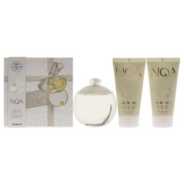 Imagem de Perfume Noa by Cacharel para mulheres - conjunto de presente de 3 peças de spray EDT de 3,4 onças