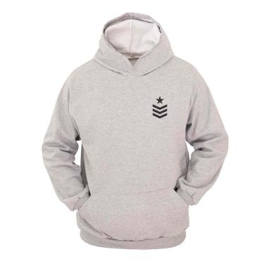 Imagem de Moletom Masculino Canguru Ragor Estampa Patente Militar