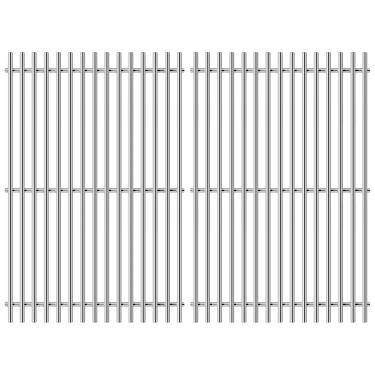 Imagem de Adviace Grelha de grelha de substituição para Weber Genesis série 300, Genesis E310 E320 E330 S310 S320 S330 EP310 EP320 EP330, grade de aço inoxidável 304 para Weber 7524 7528, 7 mm