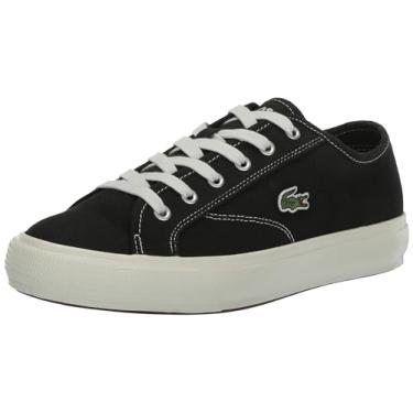 Imagem de Lacoste Backcourt 124 1 CMA Tênis masculino, Preto/Off Wht, 10.5
