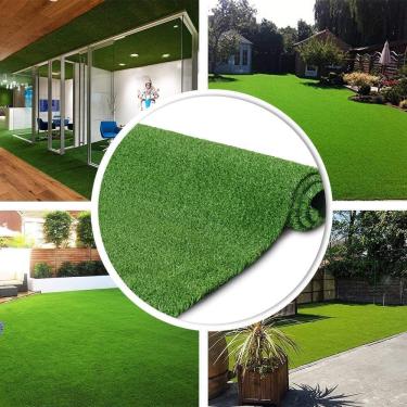 Imagem de Grama Sintética Artificial 12mm com proteção UV e Anti-Fungo 2,00 x 1,50m (3m²)