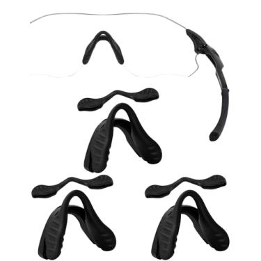 Imagem de HILEEN Almofadas de nariz de substituição para Oakley EVZero Path OO9308 | EVZero Pitch OO9383 | EVZero Range OO9327 | EVZero Stride OO9386 | EVZero Blades OO9454 Óculos de sol | 3 conjuntos de óculos