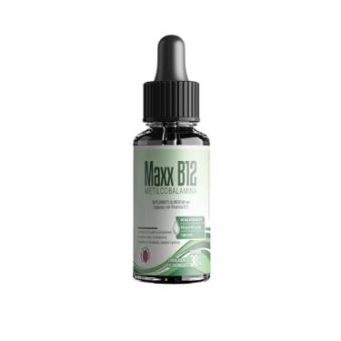 Imagem de Floral Ervas do Brasil, Vitamina B12 30ml Maxx B12 sabor morango metilcobalamina