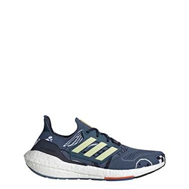 Imagem de adidas T nis de corrida masculino Ultraboost 22, Wonder Steel/Quase Amarelo/Legend em, 8