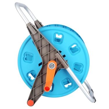 Imagem de G1/2 Jardim Mangueira Carretel Carrinho Suporte de Armazenamento de Tubulação de água para Pátios e Gramados