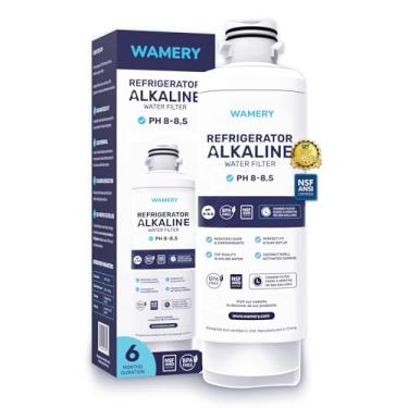 Imagem de Wamery Filtro de água alcalino DA97-17376B para refrigeradores Samsung, certificado HAF-QIN/EXP - NSF42, 6 meses/300 galões