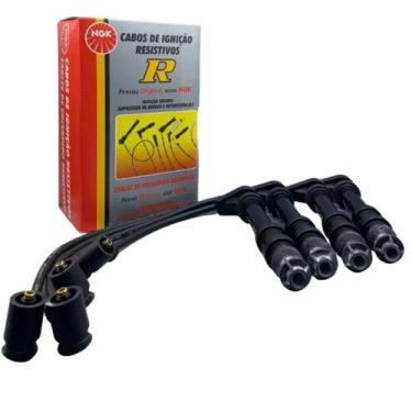 Imagem de Jg Cabos Vela Ignição Palio Siena Marea Brava Doblô Strad - NGK, Fiat 