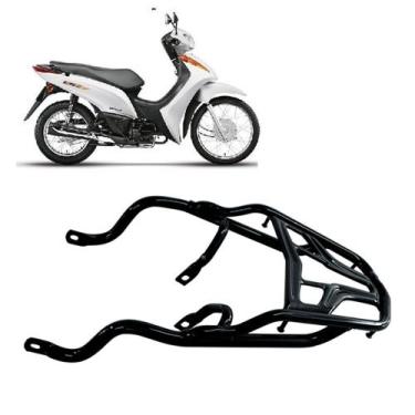 Imagem de Bagageiro Biz Vision 100 2013 2014 2015 2016 2017 Preto - MA Motos
