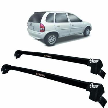 Imagem de Rack Teto Aluminio Prime Corsa Wind 4Pts 94/ 99 Preto PR120