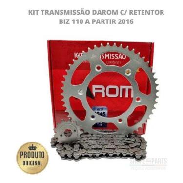 Imagem de Kit Transmissão Completo Biz 110i C/ Retentor 2016 Em Diante - Darom