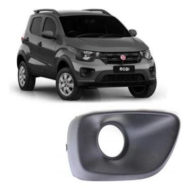 Imagem de Moldura milha mobi 2021 preta c/furo ld - Fiat