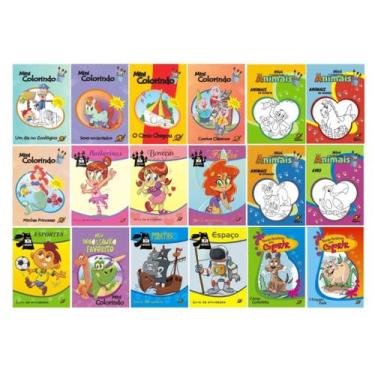 Imagem de 100 Livros De Colorir / Atividades Infantis Atacado Vários - PLANETOON