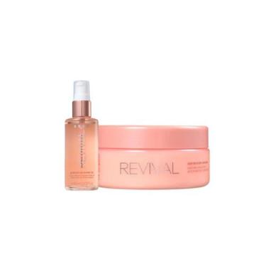 Imagem de Kit Revival Máscaras de Reconstrução e Shine Oil - BRAÉ
